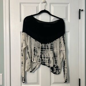 Vintage Havana open back long sleeve shirt